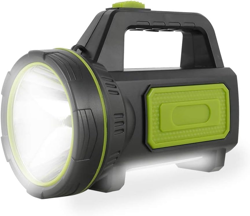 Latarka LED Ultra Mocna, ładowalna przez USB, 13500 lumenów, 6000 mAh z bocznym światłem, wodoodporna latarka o dużej mocy do sytuacji awaryjnych