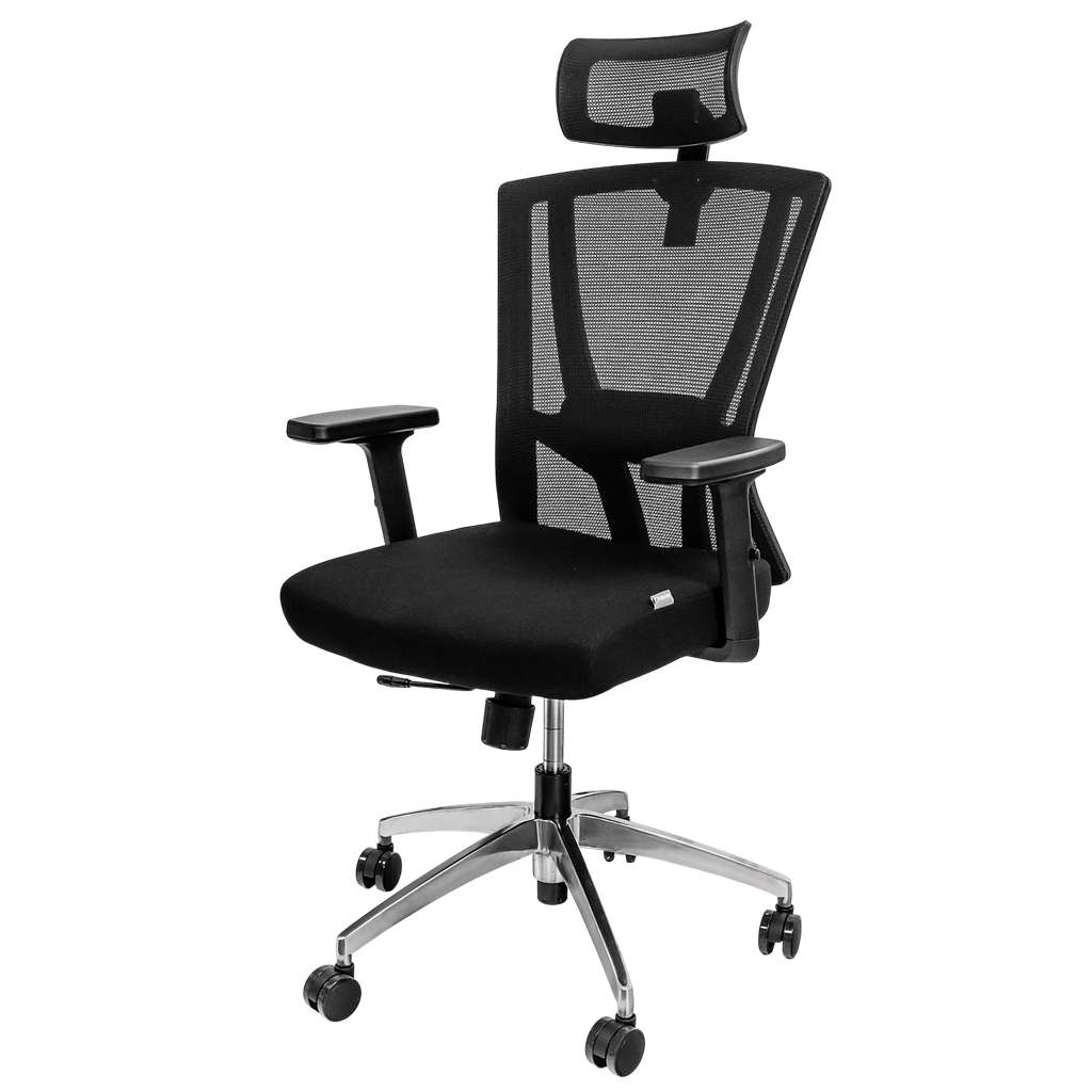 Krzesło biurowe obrotowe Furvero Zenith BA/A2D/L2D/H2D czarny N