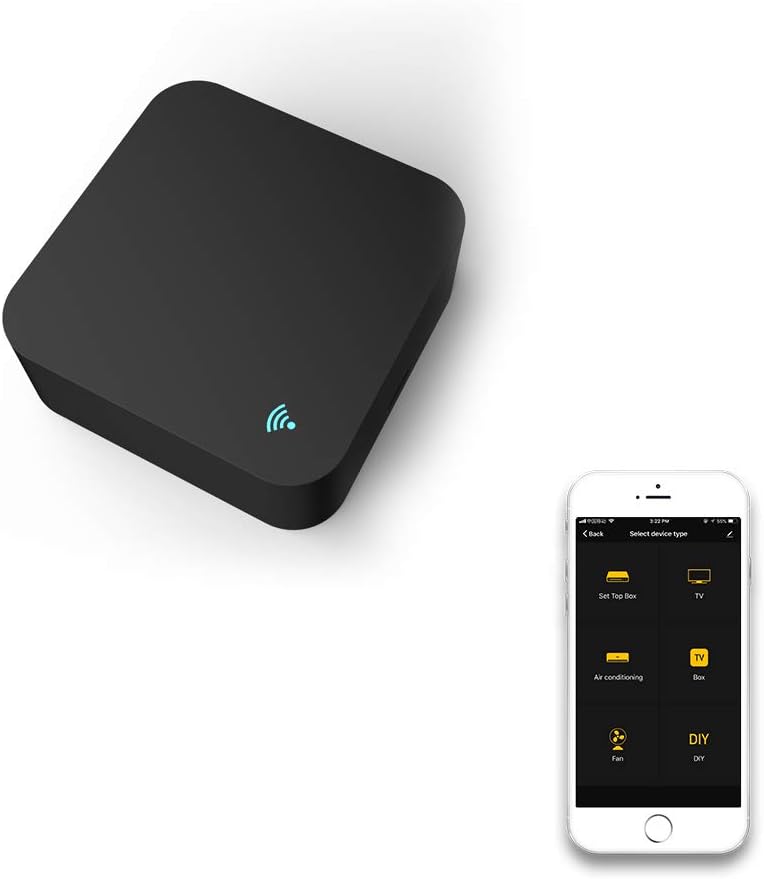 Uniwersalny Inteligentny Pilot Wi-Fi IR do Klimatyzatora, Wentylatora, TV, DVD, Kompatybilny z Tuya Smart Life i Alexa