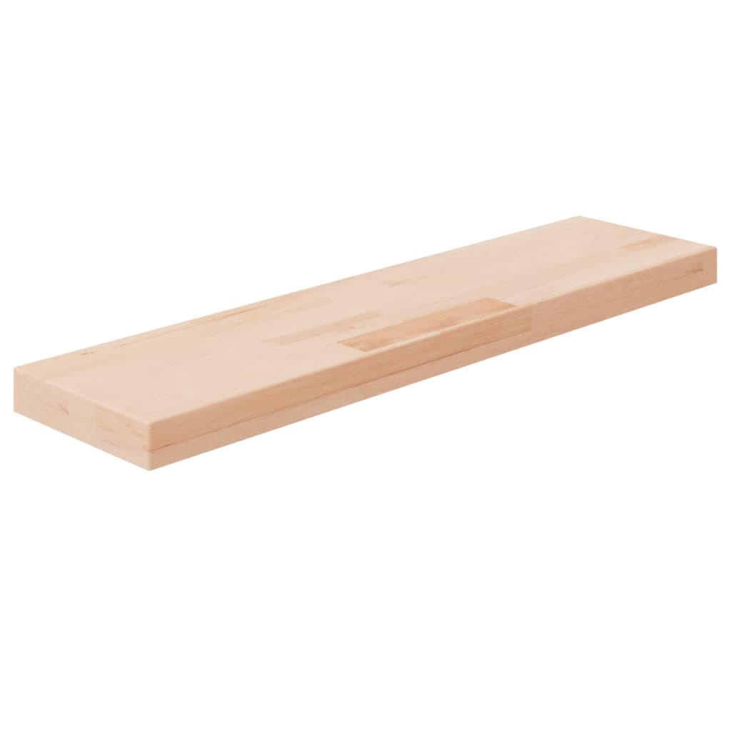 vidaXL Półka, 80x20x4 cm, surowe lite drewno dębowe