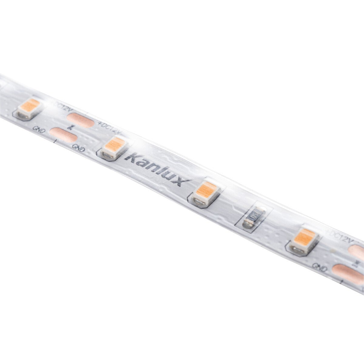 Taśma pasek LED SMD 5 metrów 11W na 1 metr ciepła barwa 12V Kanlux 33308