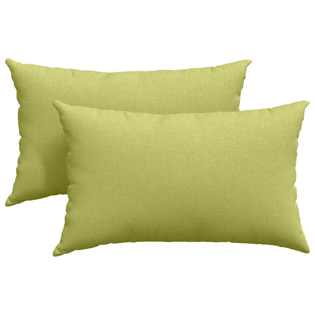 Poduszki na sofę 2 pcs Jasnozielony 50 x 30 cm tkanina