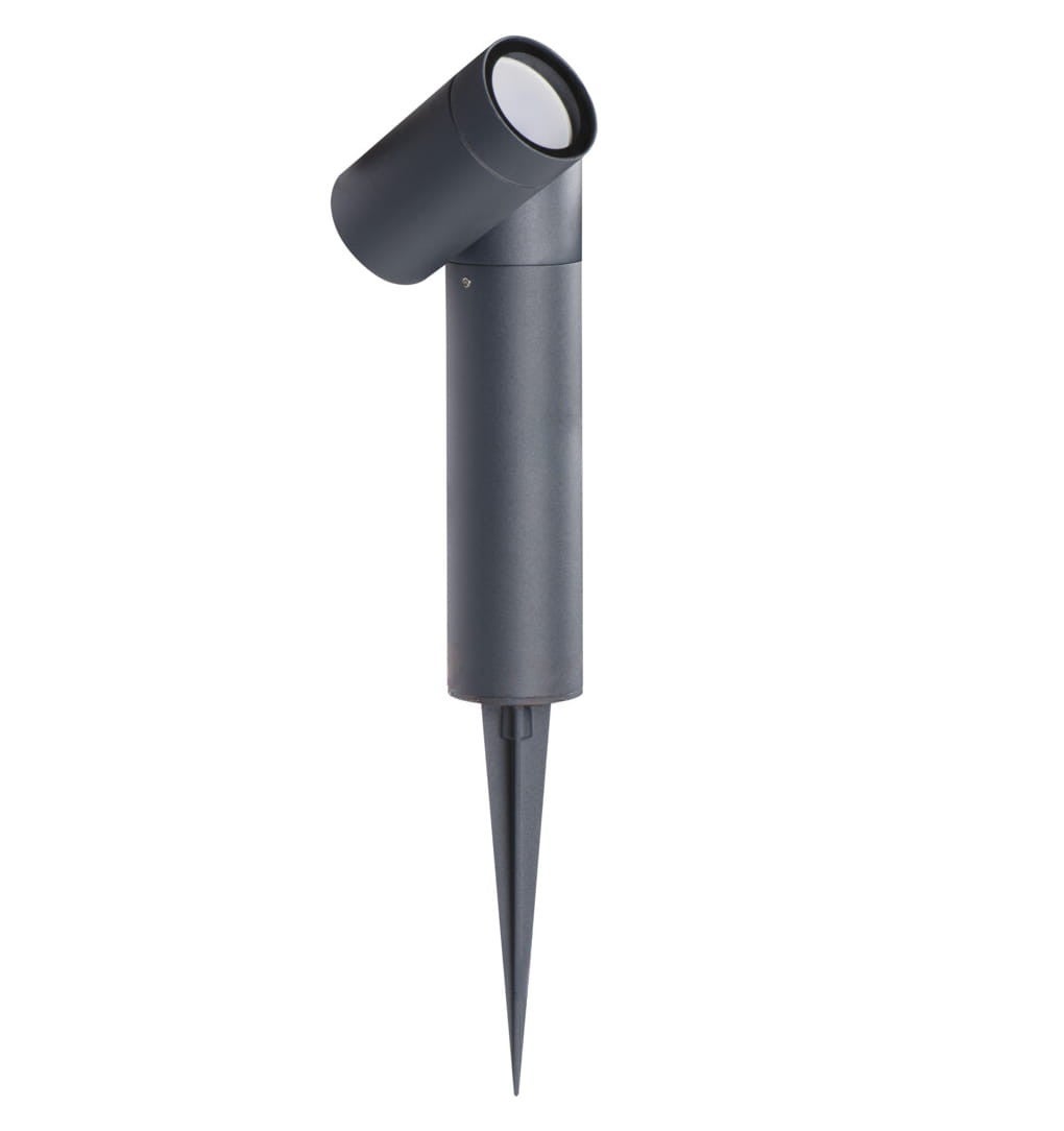 Lampa gruntowa wbijana Usti grafitowo-biała 1xGU10x7W wym: 40 x 5,6 x 11,3 cm aluminium Kanlux