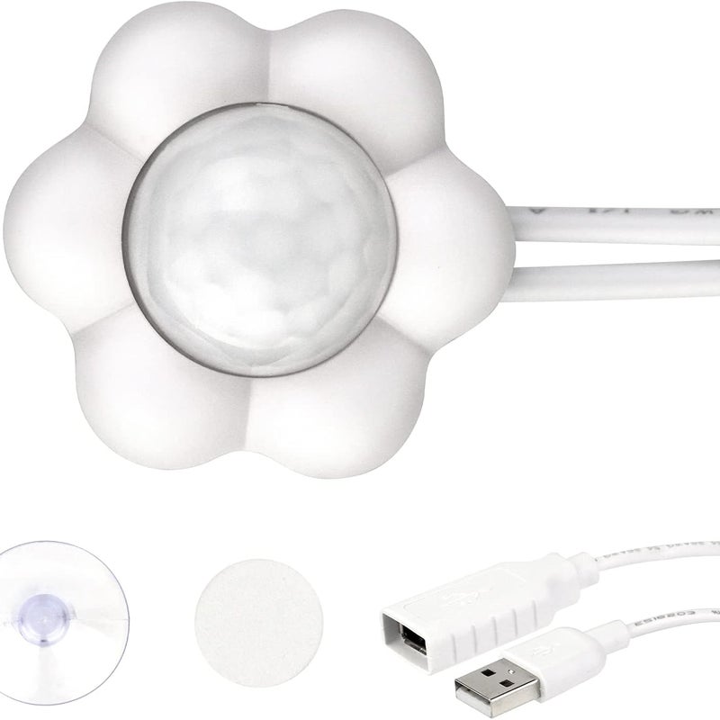 Fontanna do wody dla kota i psa z czujnikiem ruchu, inteligentny automatyczny czujnik ruchu na podczerwień, z portem USB