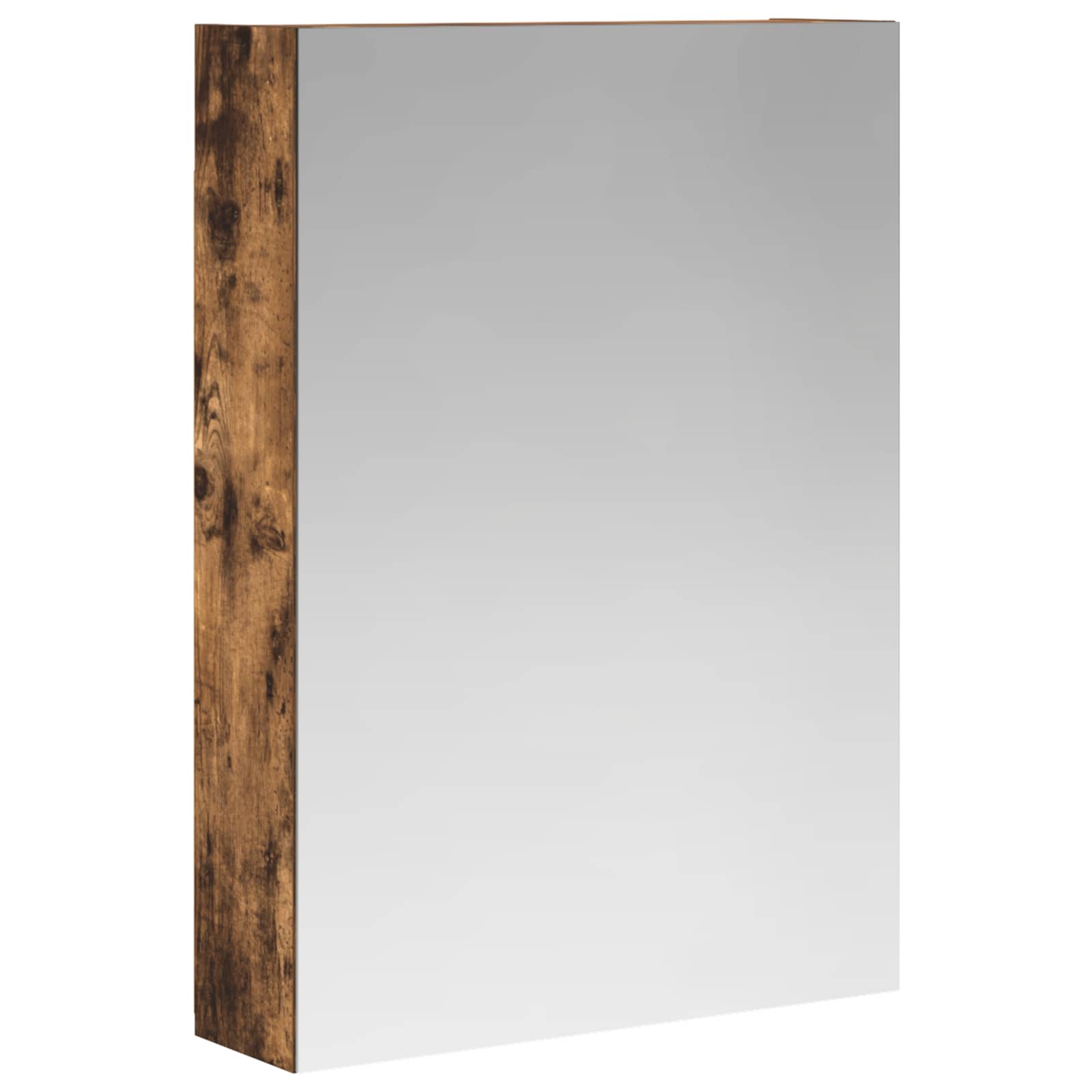 Szafka z lustrem do łazienki Dąb wędzony 50 x 14,5 x 70 cm