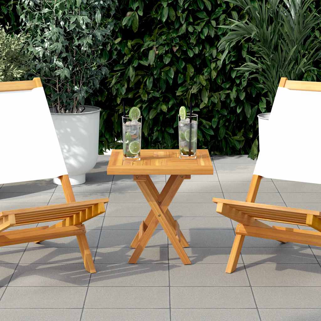 vidaXL Kwadratowy blat do stolika, 40x40x2,5 cm, lite drewno tekowe