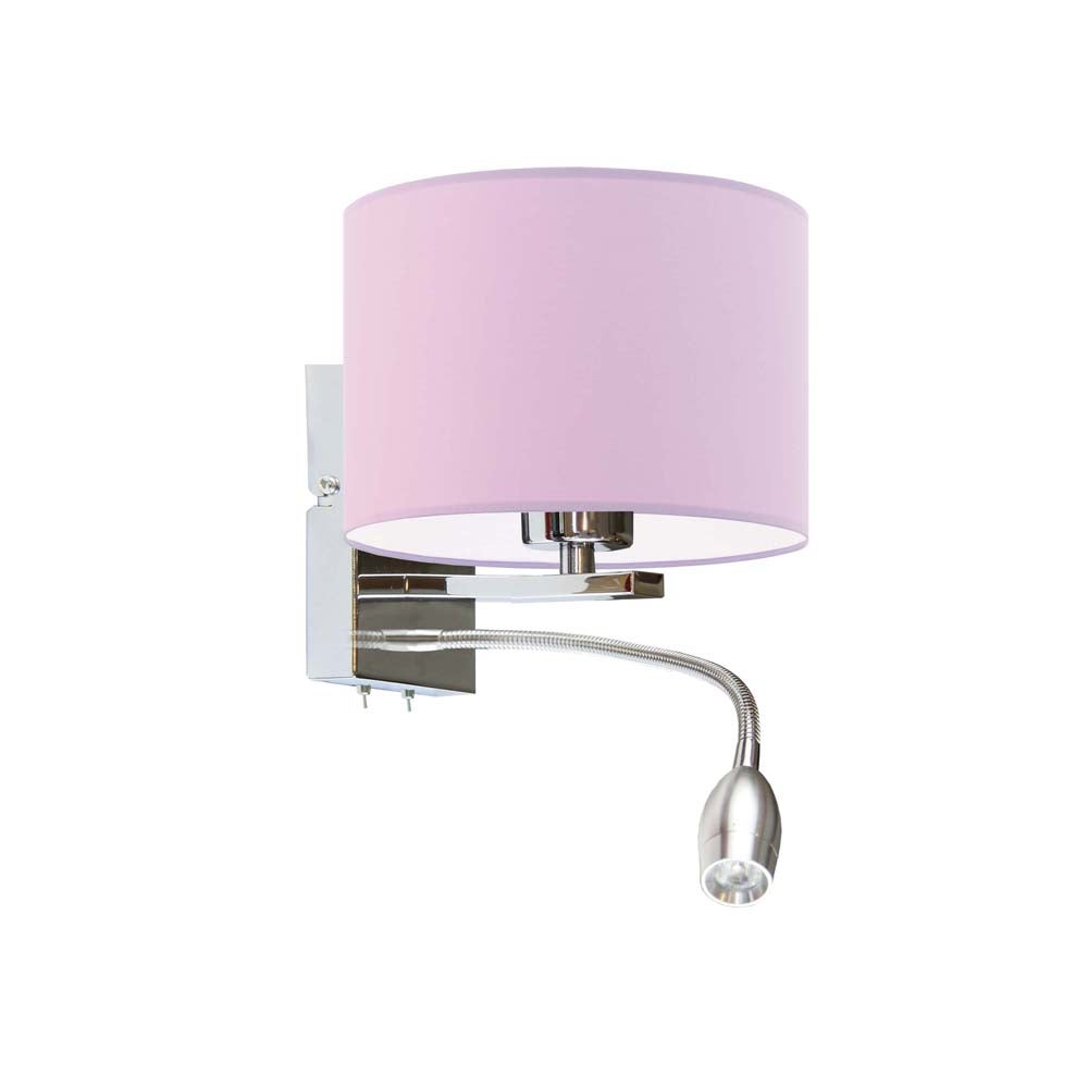Kinkiet LED lampa ścienna lampa na ścianę z abażurem walec MOTO