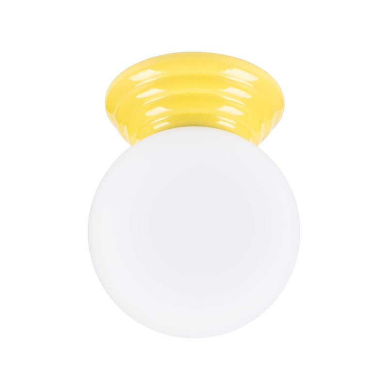 Plafon Sollux Lighting ZORI żółty IP44