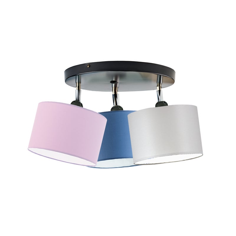 Lampa żyrandol plafon sufitowa z abażurami walec JAZZ P3
