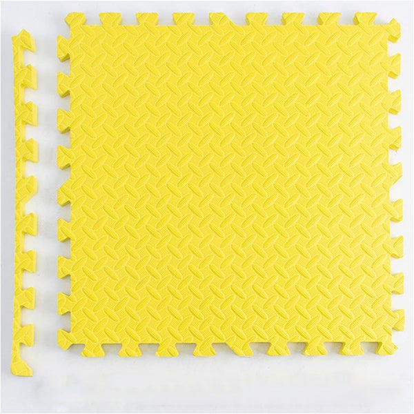 Modularny dywan do salonu - 12 sztuk łączonych 30x30cm - Wytrzymała pianka - Styl współczesny
