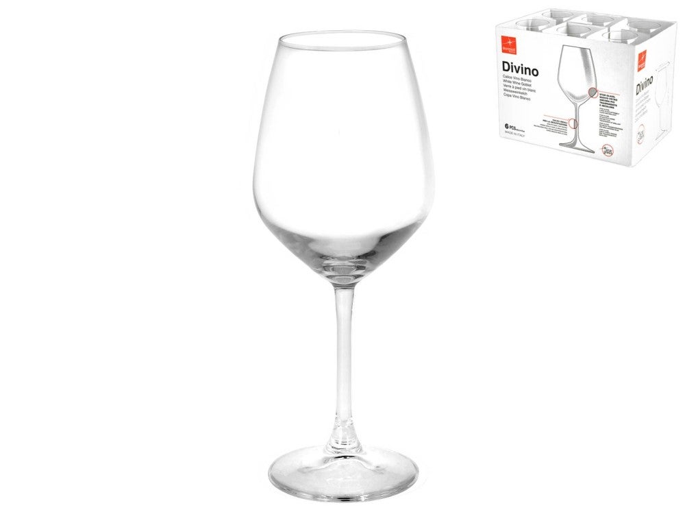 Zestaw 6 kieliszków do wina białego Divino Glass cl 44,5 przezroczysty Bormioli Rocco