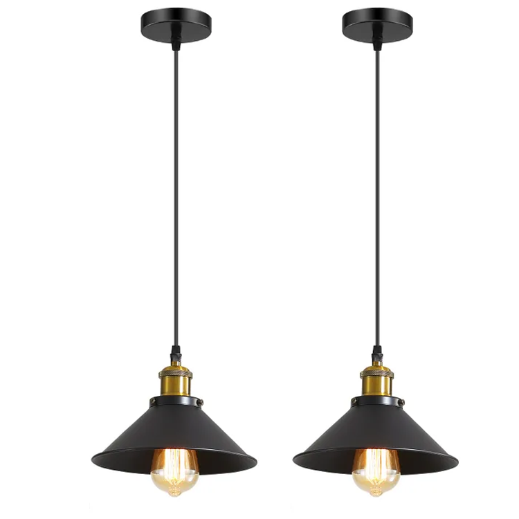 Zestaw lamp wiszących w stylu industrialnym metalowa lampa wisząca stylu retro lampa sufitowa lampa wisząca żarówką regulowana wysokość światło białe