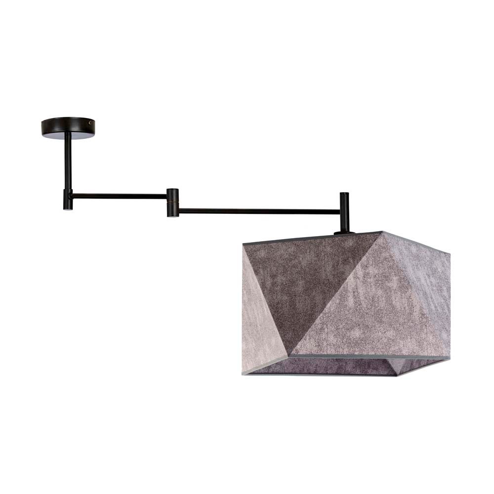 Lampa wisząca przegubowa sufitowa regulowana z abażurem diament SOUL PRZEGUB