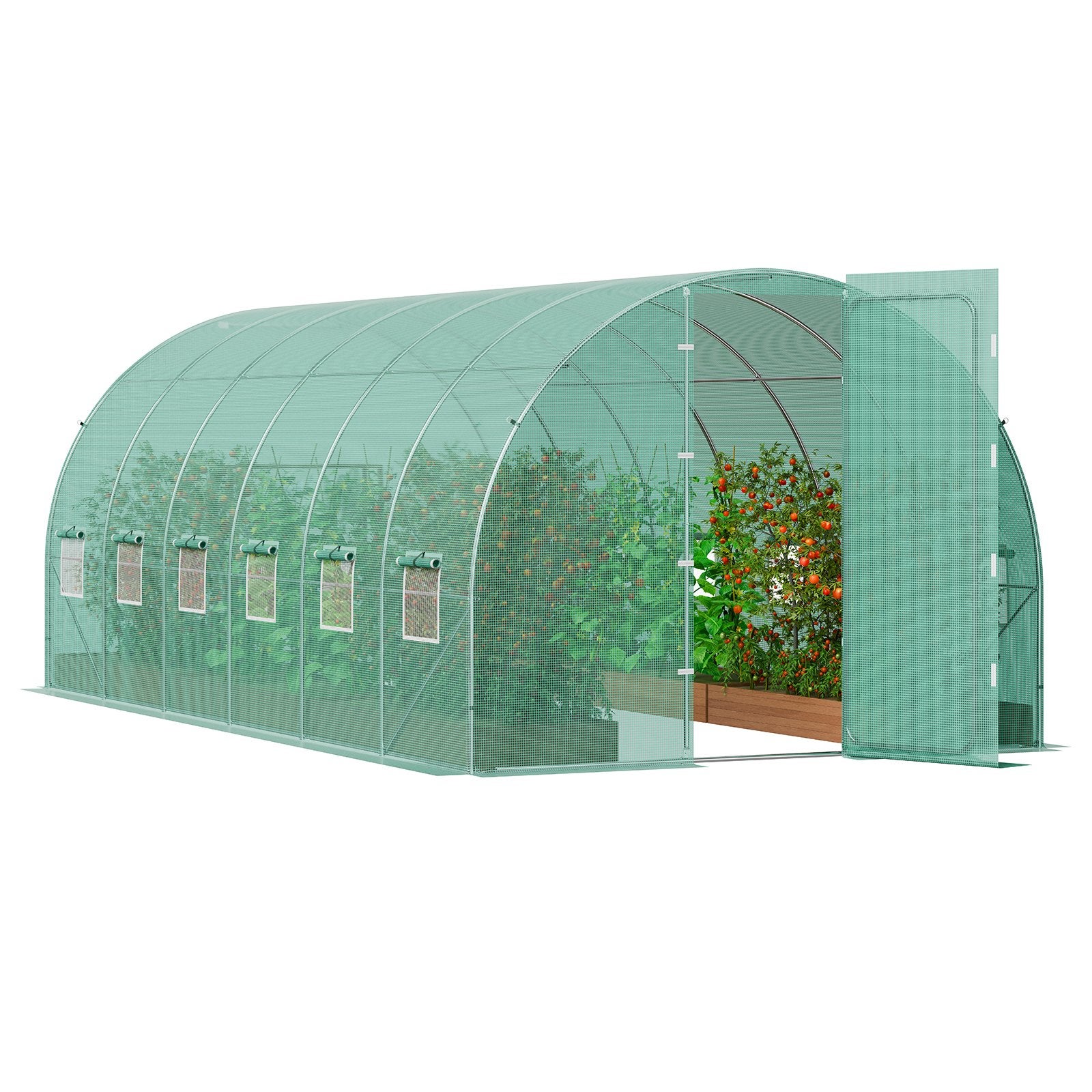Tunel foliowy ogrodowy szklarnia 17m2 5.9x2.95x2.25 m