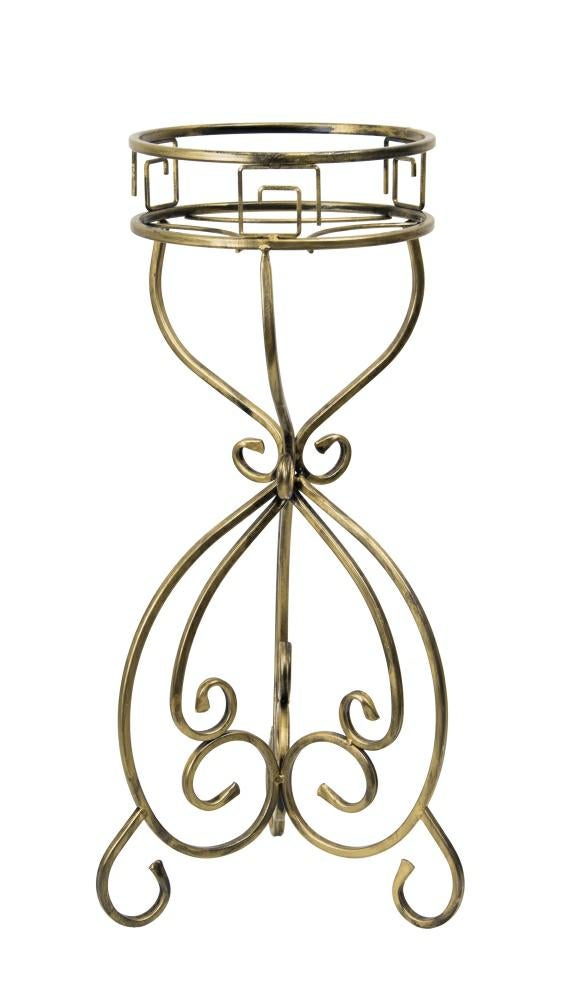 Kwietnik metalowy Dąstal Hunter na 1 donicę czarno-złoty 76x32x32 cm 1 szt.