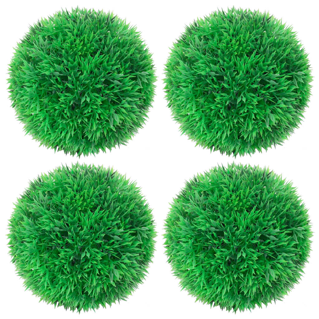 Kule sztucznego bukszpanu, 4 szt., 12 cm vidaXL