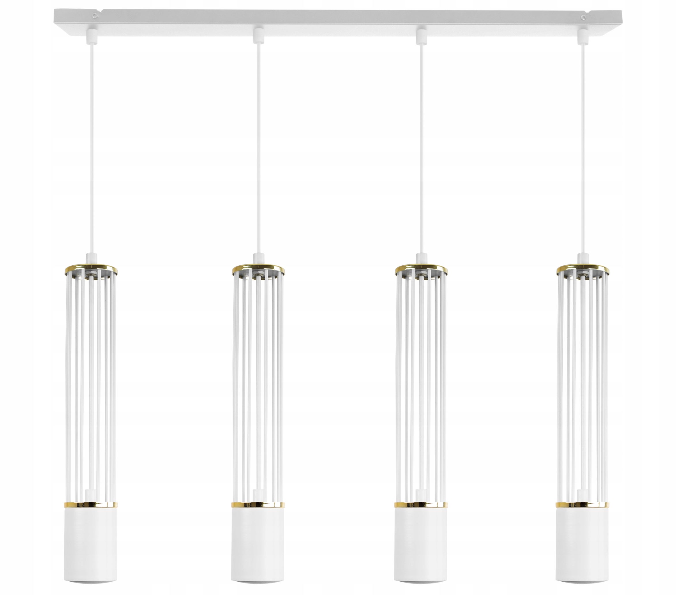 Lampa sufitowa wisząca Light Home LH Aria 4x GU10 biały/złoty