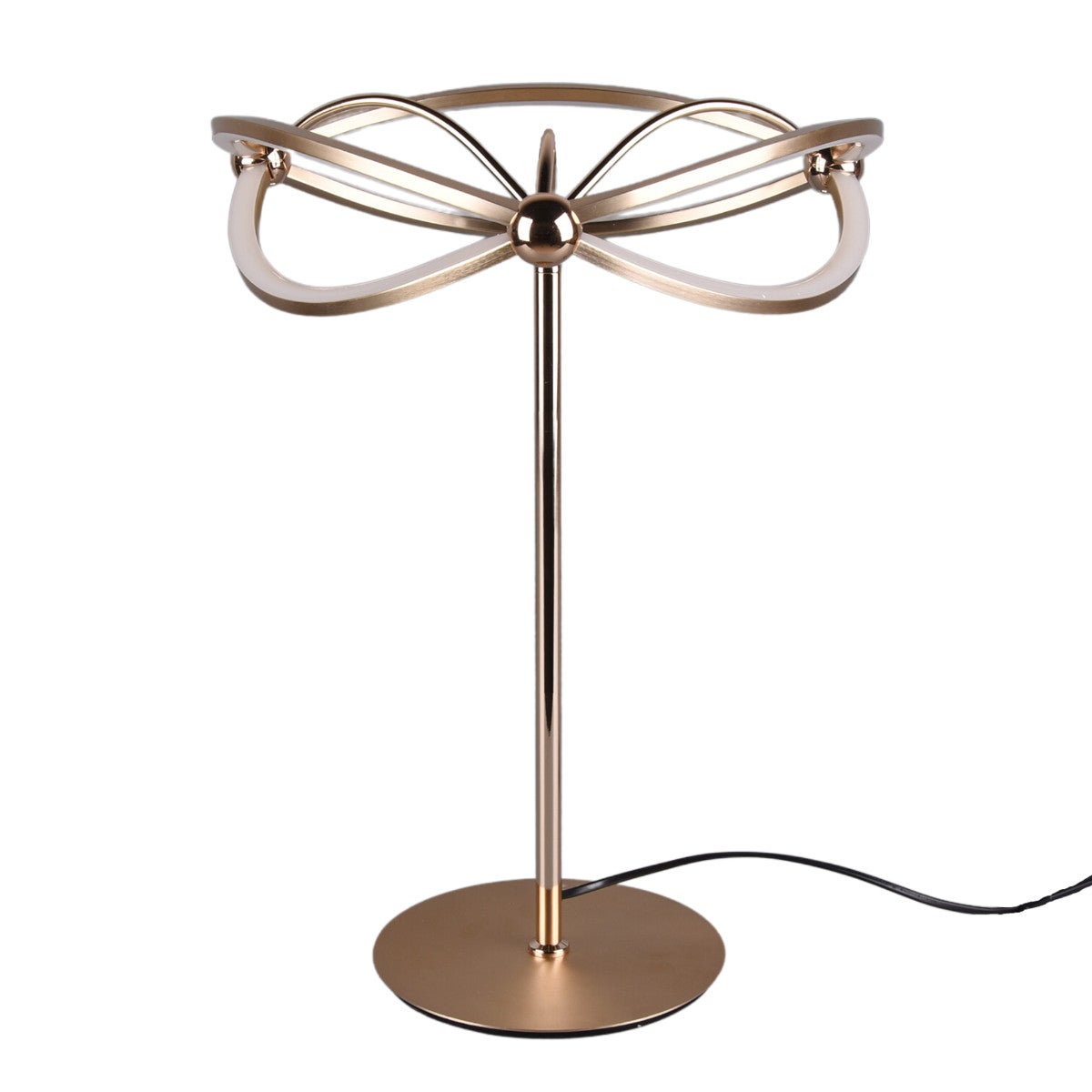 Lampa stołowa Charivari złota LED 26W 3000K 2500lm wym: 50 x 41 x 41 cm metal Trio