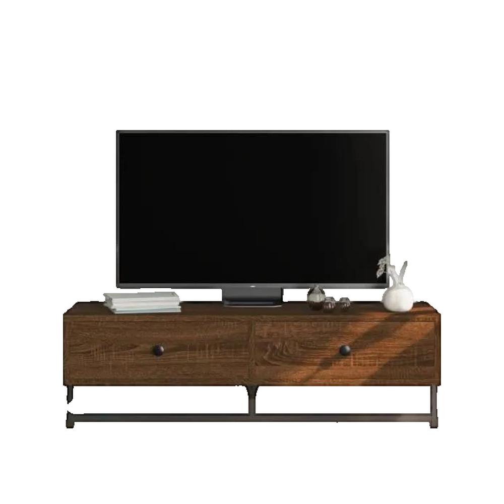 Szafka RTV wisząca vidaXL dąb brązowy elegancki design i pojemne szuflady