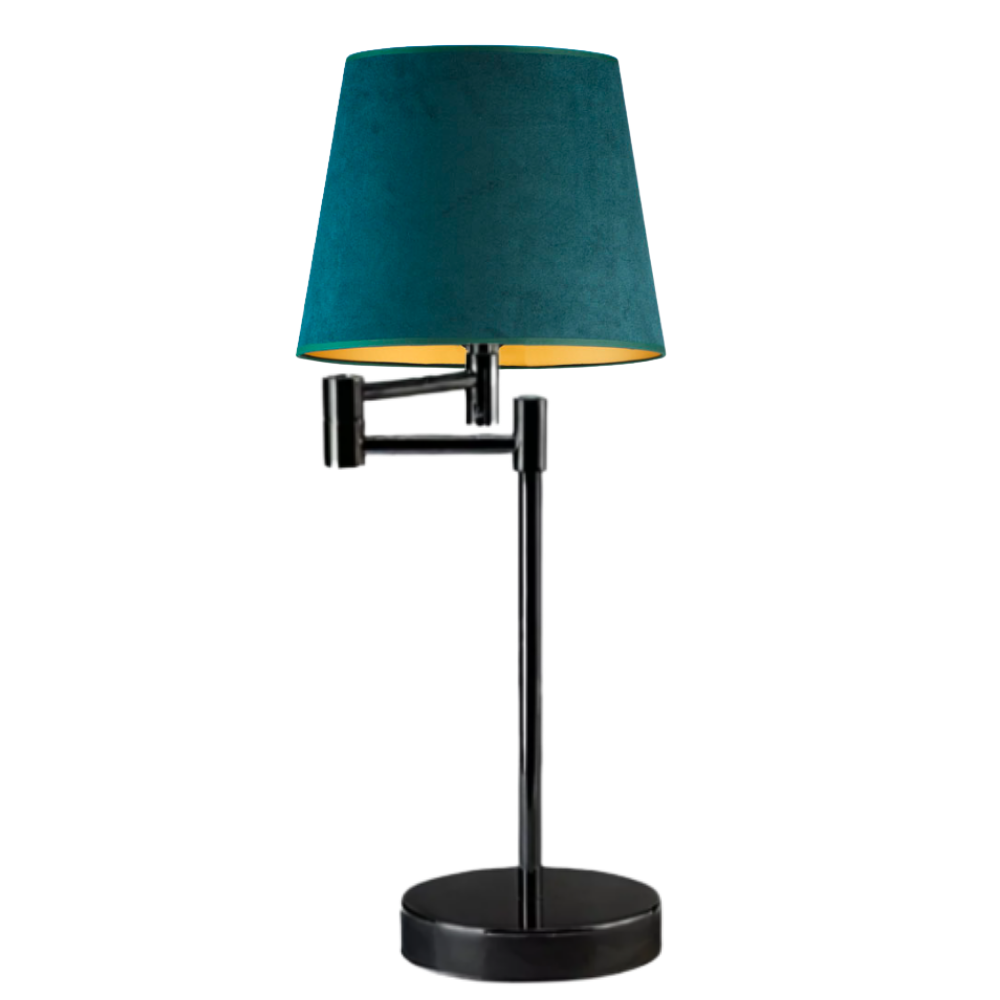 Lampka nocna przegubowa na biurko lampa biurkowa regulowana LED z abażurem stożek JUKON