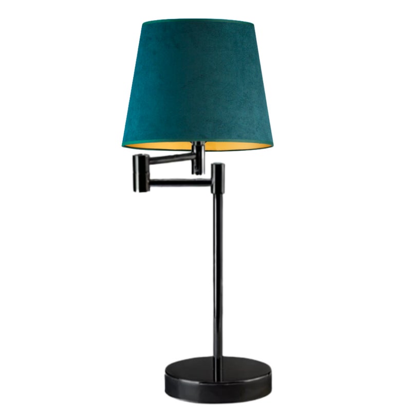 Lampka nocna przegubowa na biurko lampa biurkowa regulowana LED z abażurem stożek JUKON