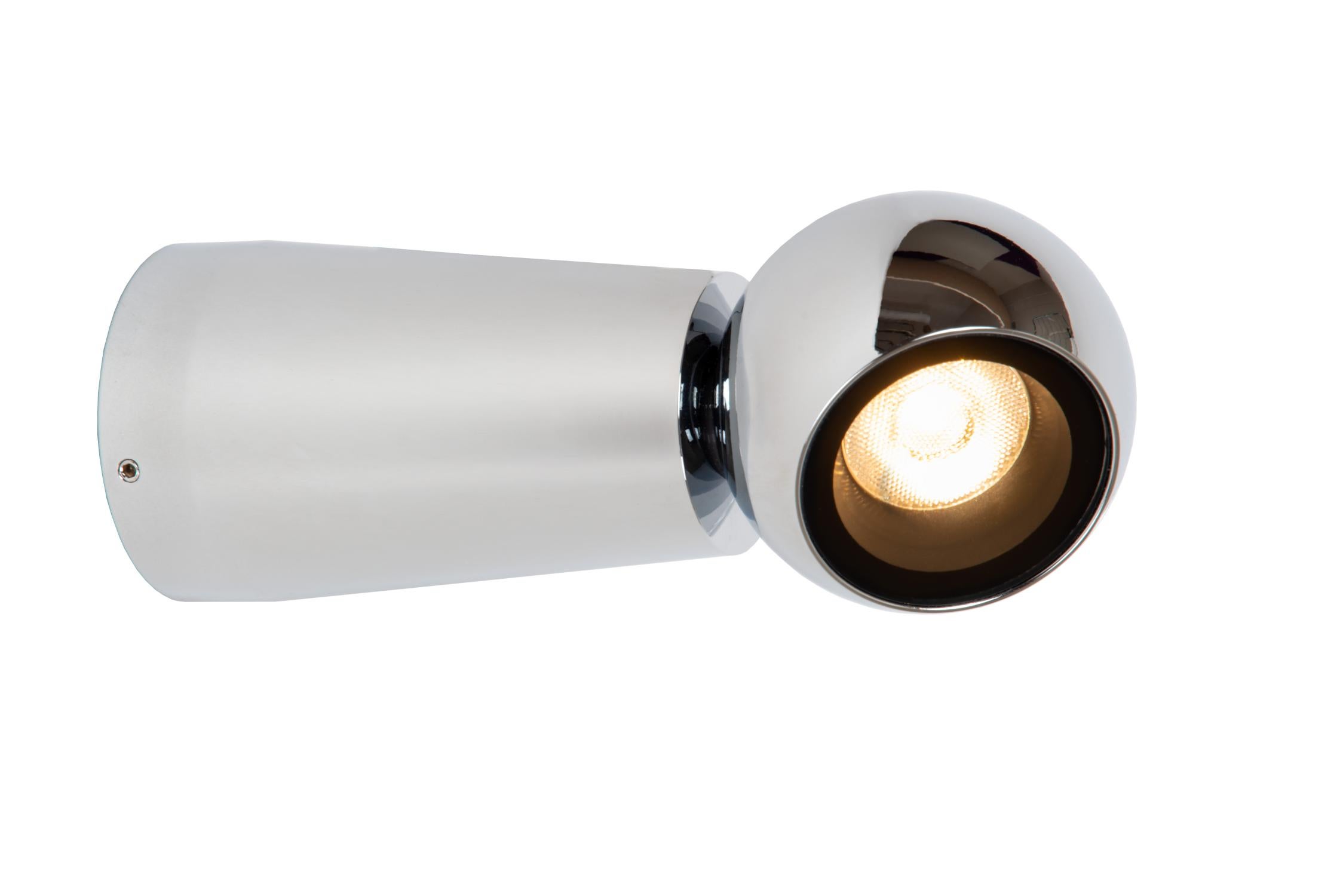 Kinkiet zewnętrzny LED IPSOS 5W aluminium chromowana wym:15x6x6cm IP54 Lucide