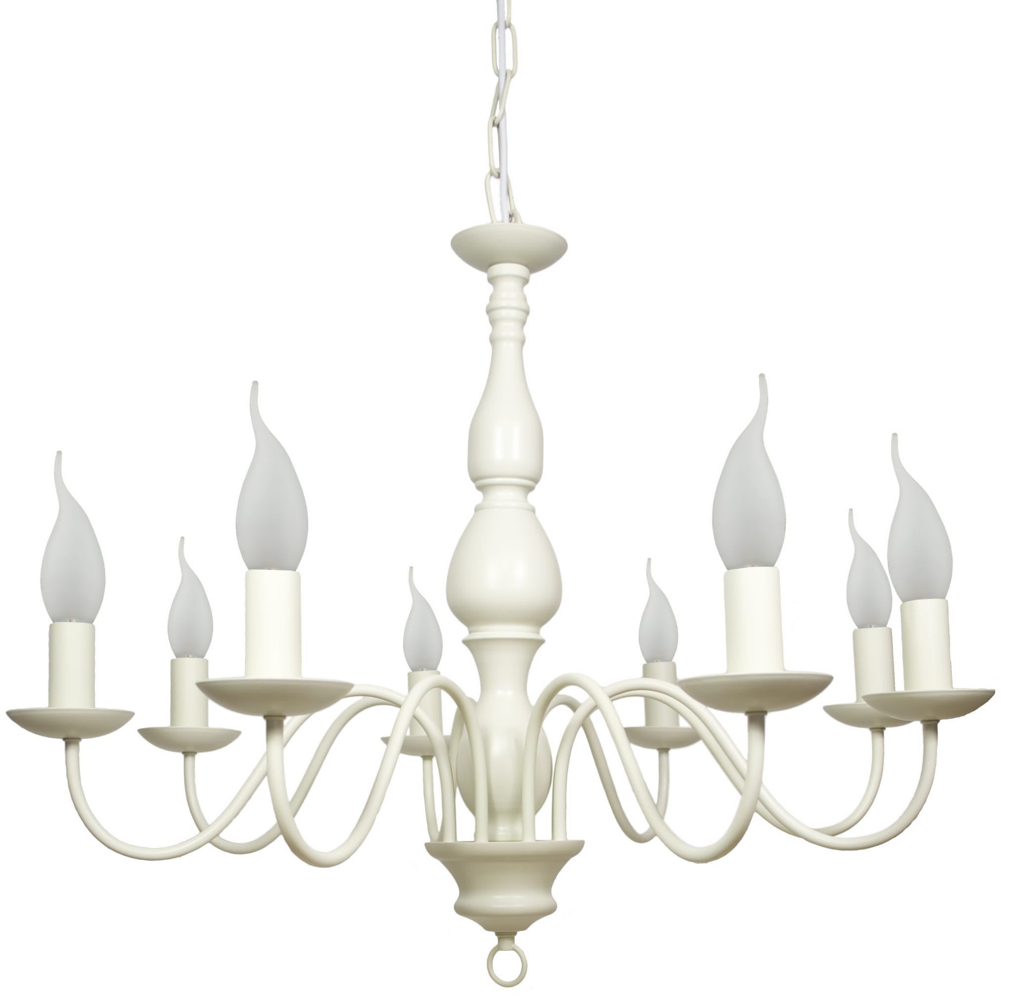 Lampa wisząca Bellagio kremowa 8xE14x40W wym: 115 x 74 x 74 cm metal Candellux