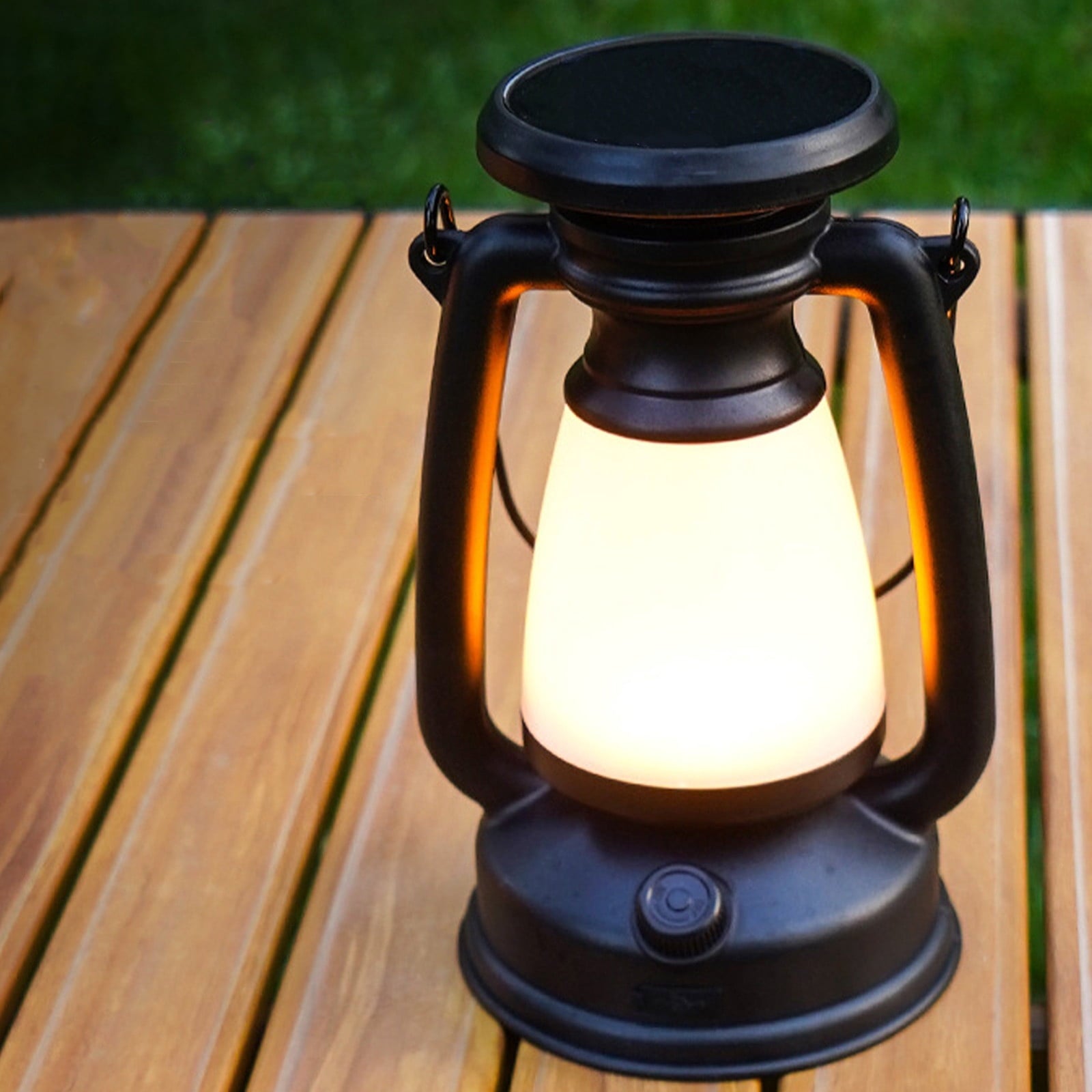 Retro ściemnialna lampa kempingowa LED, przenośna lampa kempingowa z funkcją ładowania, oświetlenie namiotu zewnętrznego