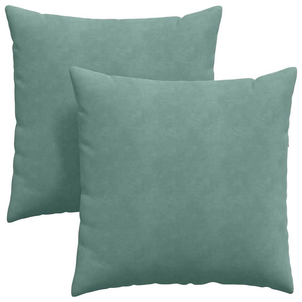Poduszki na sofę 2 pcs Zielony morski 80 x 80 cm