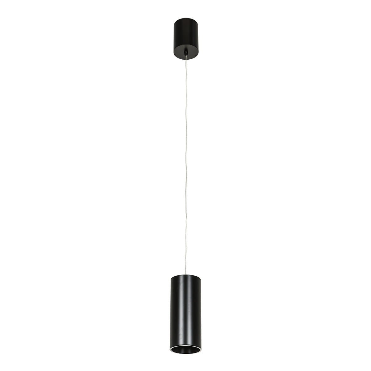 Lampa wisząca Moldes LED 12W Neutralna biel 820lm czarna wym: 116 x 8,5 x 8,5 cm Italux