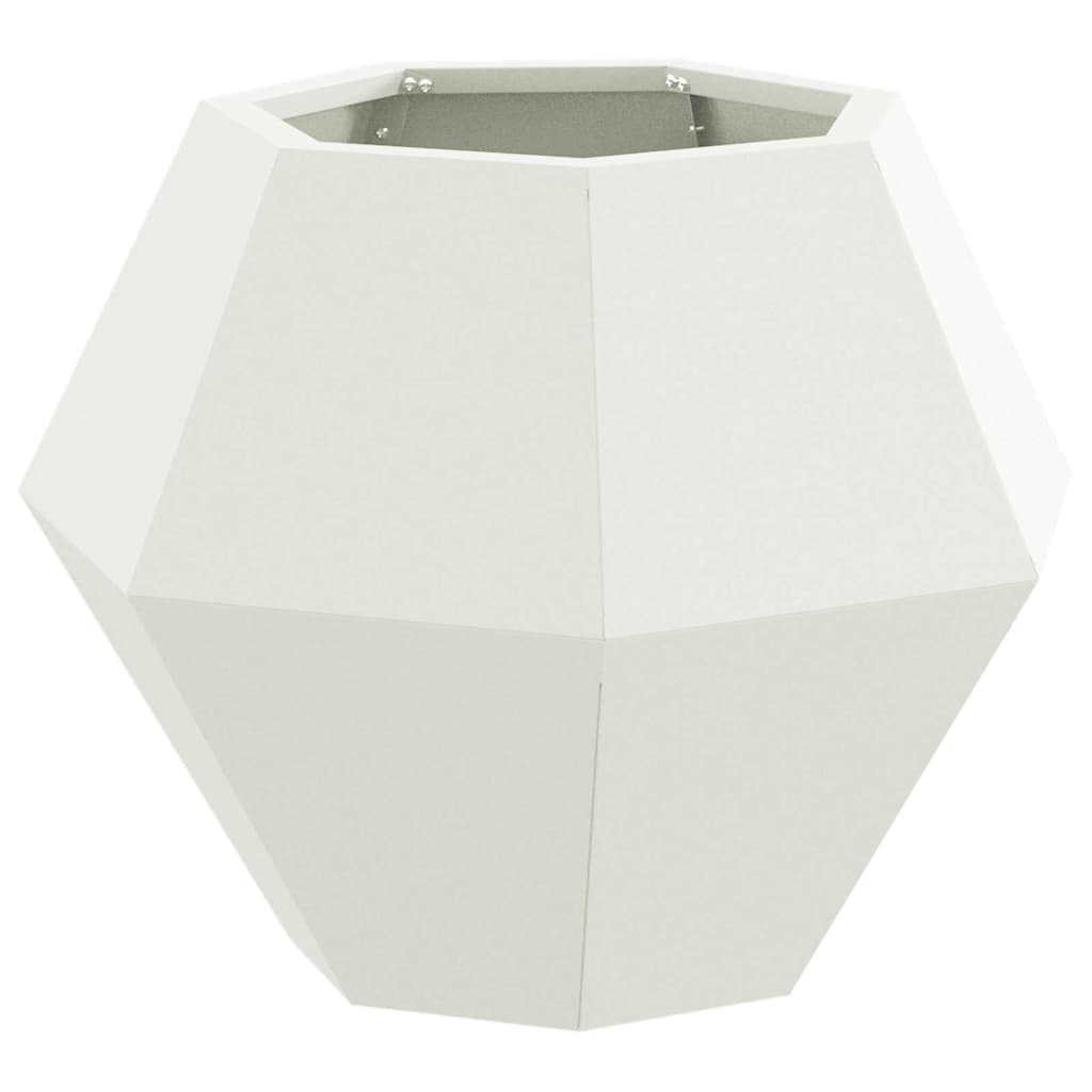 Donica Biały 50 x 50 x 40 cm Stal