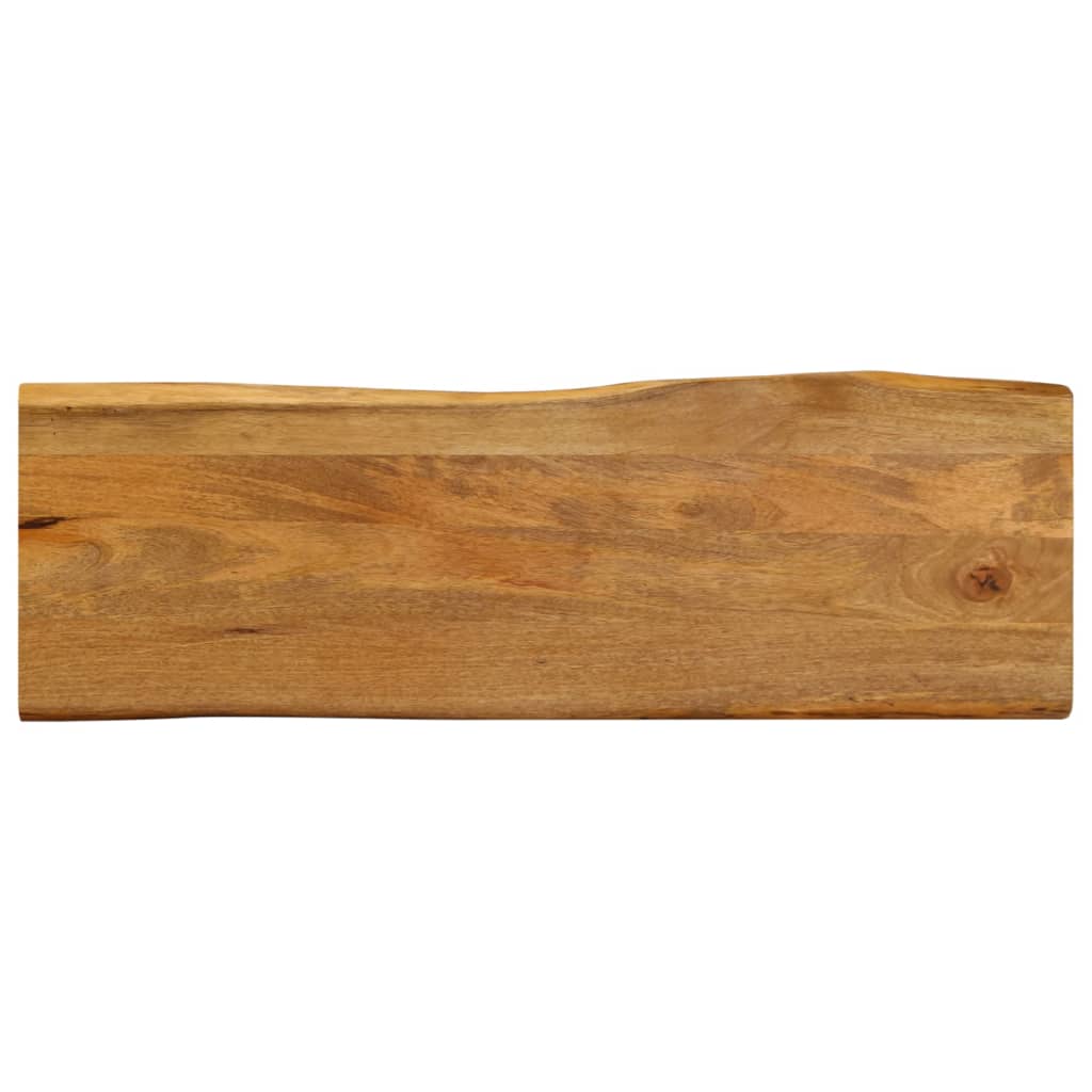 Blat Drewniany Mango 38 mm do Stołu z Żywą Krawędzią Kolor Dąb 120x40 cm