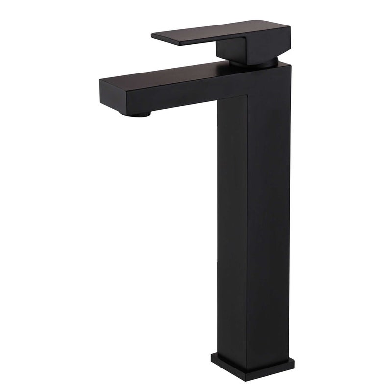 Bateria umywalkowa wysoka 13 z mosiądzu, czerń, kolekcja Alphée