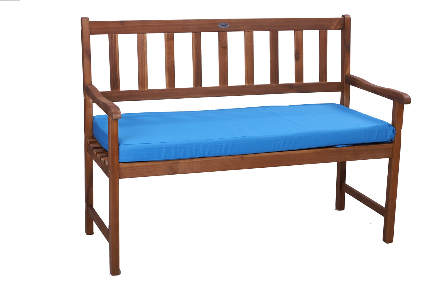 Poduszka ogrodowa na ławkę 160x60x7cm poduszka na meble ogrodowe niebieska, poduszka na balkon taras, poducha ogrodowa na ławkę