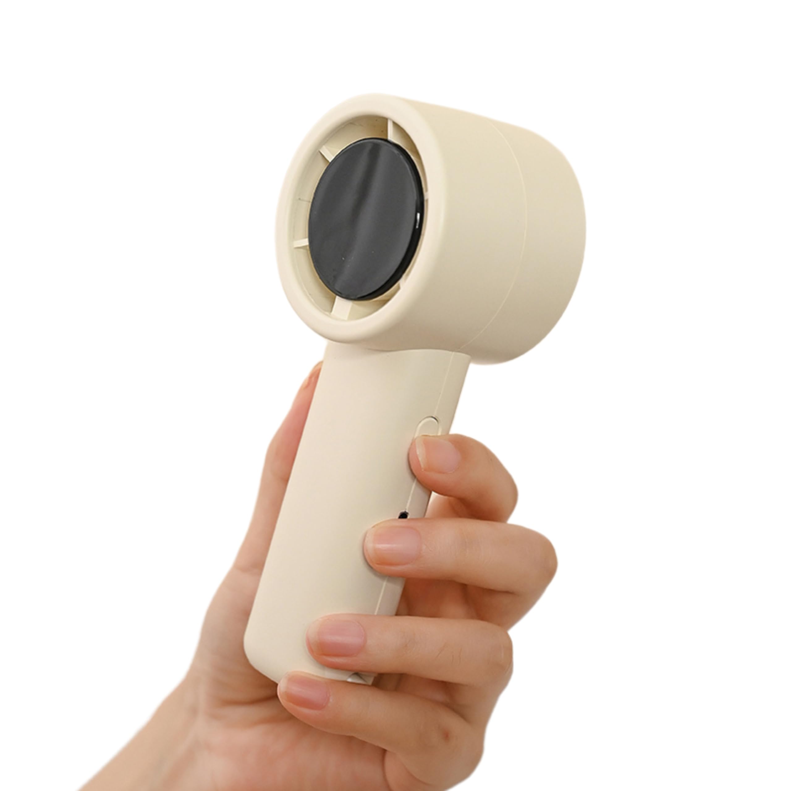 Mini Turbo Wentylator Przenośny Prędkości 1-100 USB Ładowalny Mocny Kieszonkowy Podróż Koncert Makijaż Rzęsy Khaki