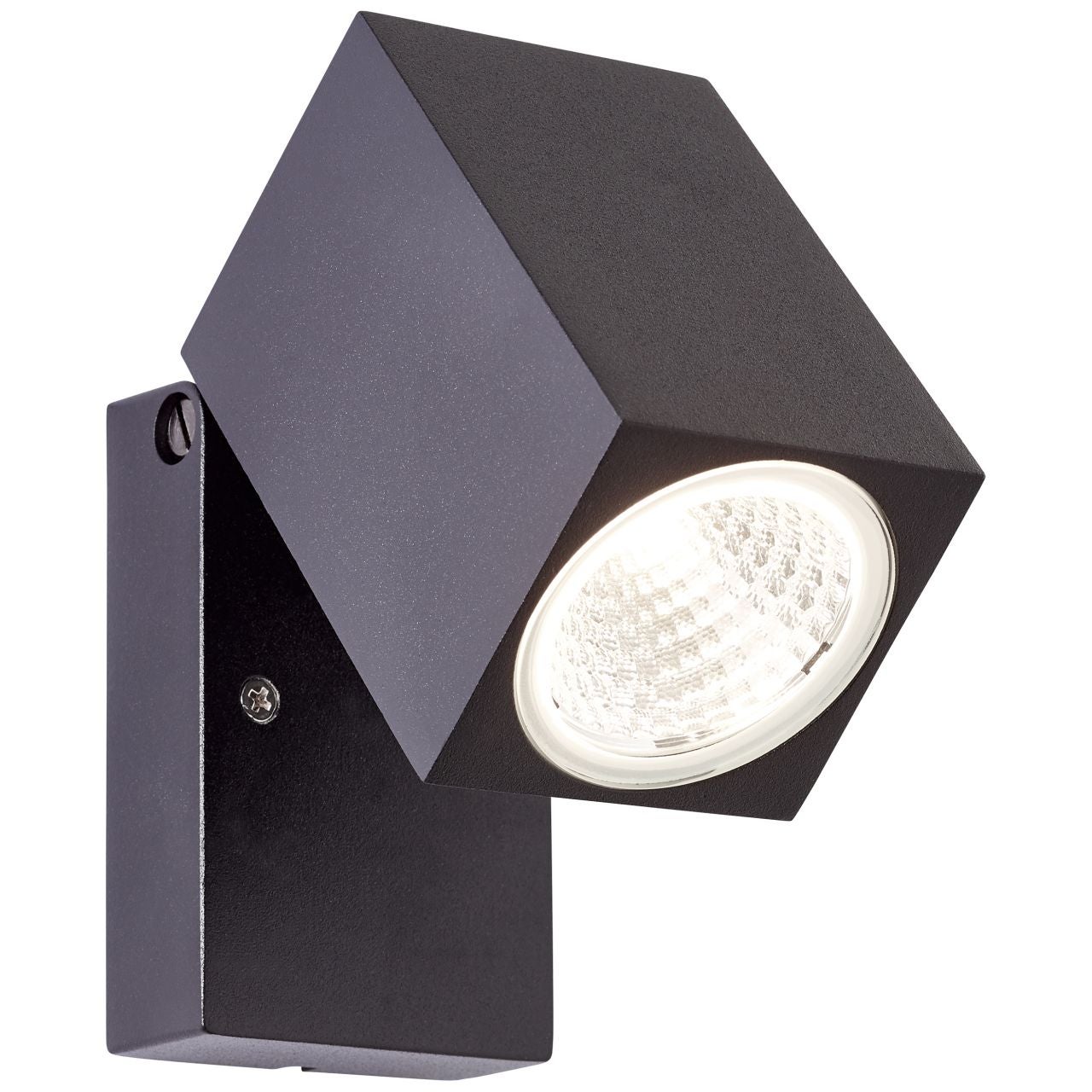 Lampa BRILLIANT, lampa podłogowa Gringer z olejowanego dębu, 1x zintegrowana dioda LED, 25W zintegrowana dioda LED, (2800lm, 3000K), stolik oświetleni