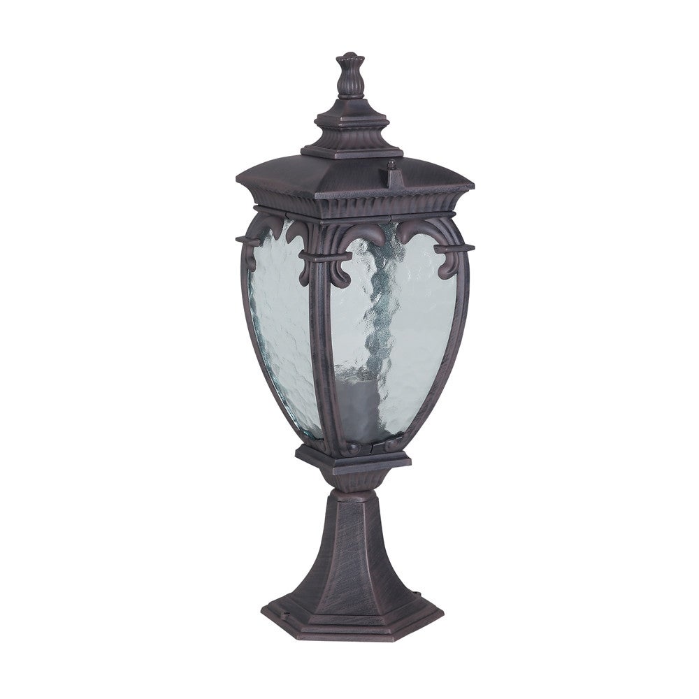 Lampa ogrodowa stojąca Fleur czarna 1xE27x60W IP44 wym: 48,5 x 48,5 x 15 cm aluminium Maytoni