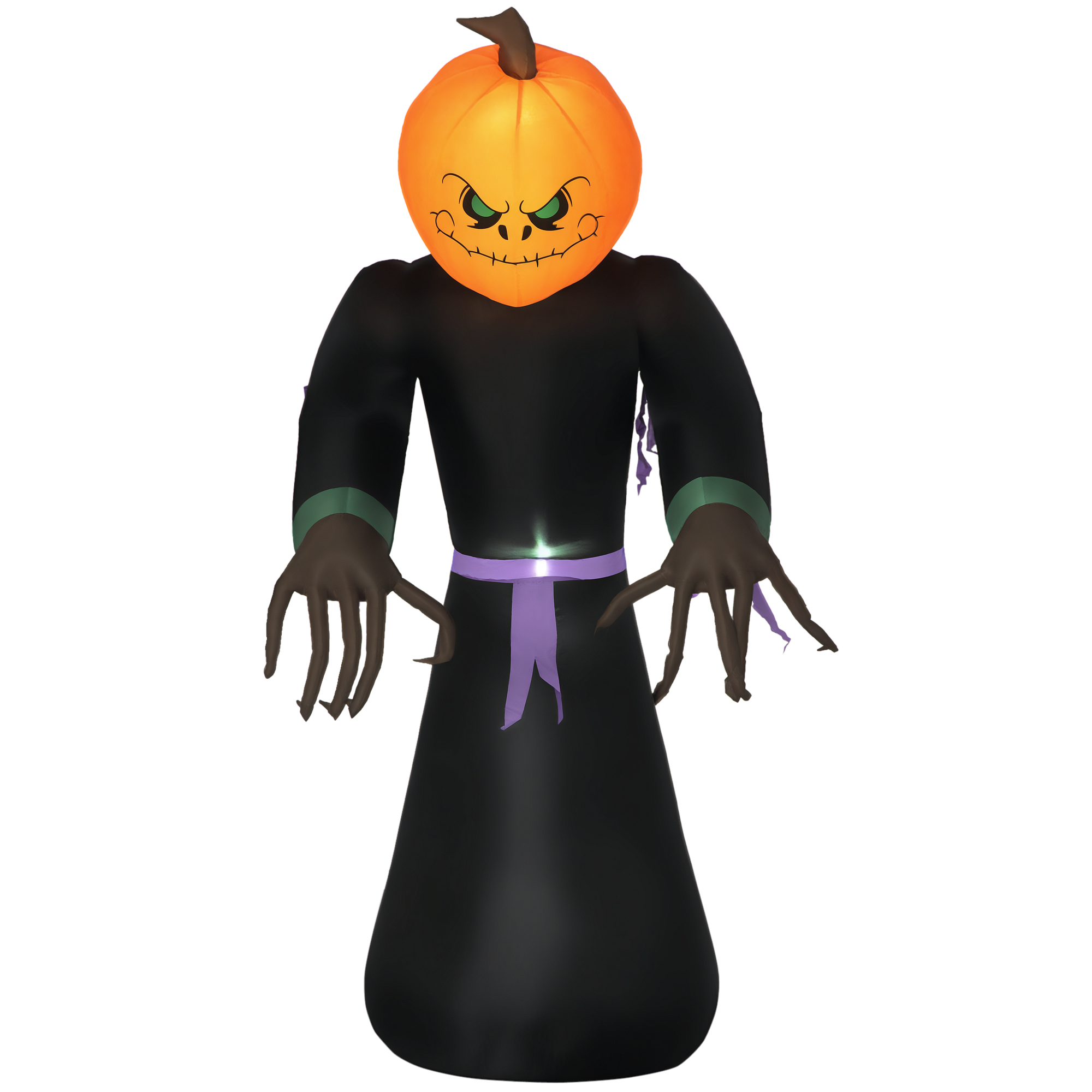 Dmuchany duch dyniowy 210 cm, oświetlenie LED na Halloween