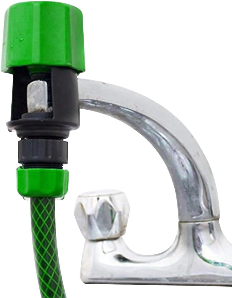 Adapter do węża ogrodowego ABS do ogrodu i kuchni, plastikowy łącznik do węża, zielony