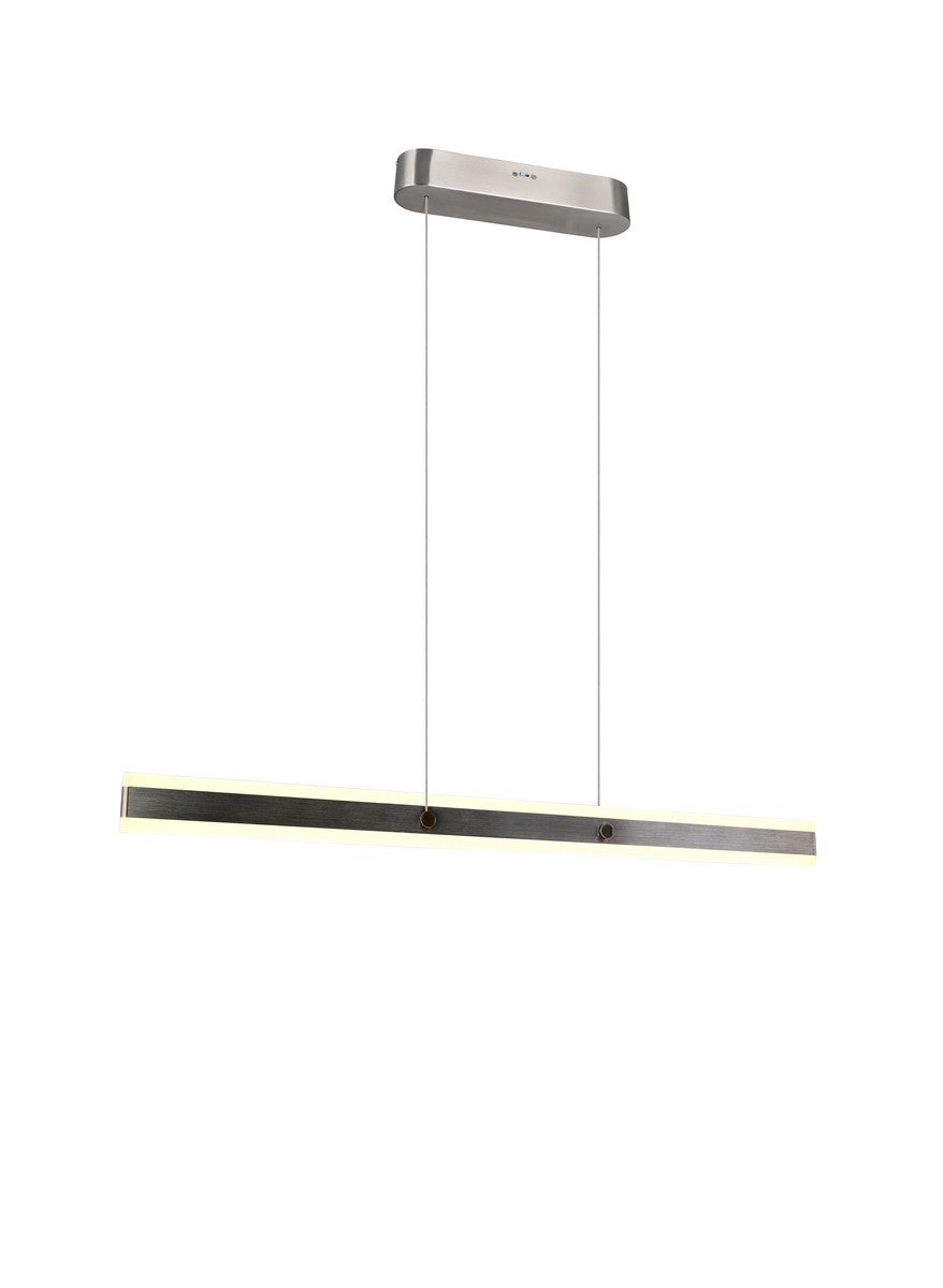 Lampa wisząca LED ARCOLA 35W Odcienie bieli 4100lm metal srebrna wym:150x115x9,5cm IP20 Trio
