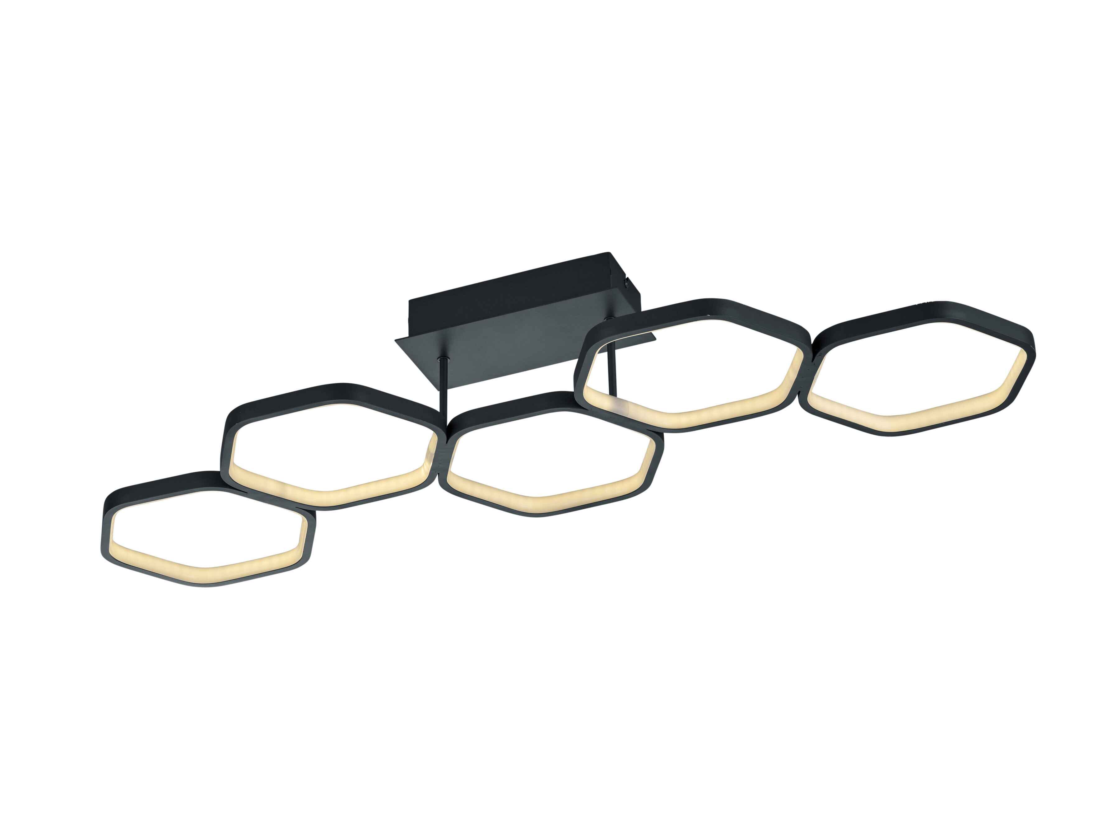 Lampa sufitowa nowoczesna wbudowany LED VIGO antracyt RL R62055142