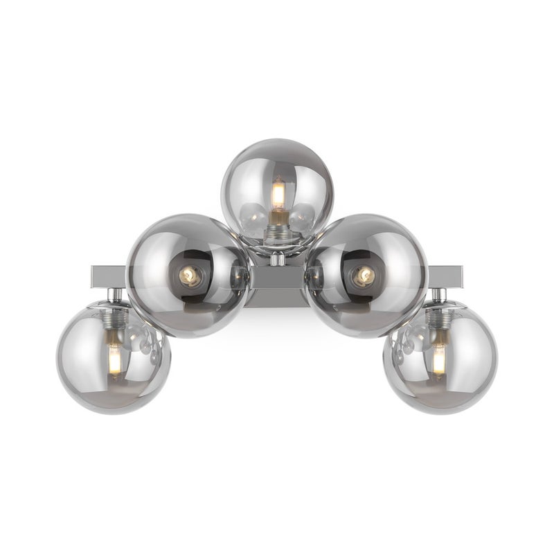 Lampa ścienna chrom, szklane kule Dallas Maytoni MOD547WL-05CH