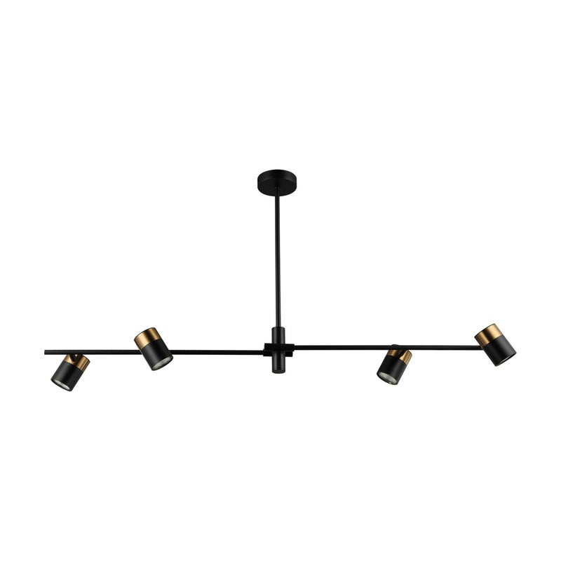 Reflektor sufitowy Spot ELICE czarny 4xGU10x35W wym: 53 x 98 x 22,5 cm IP20 Italux