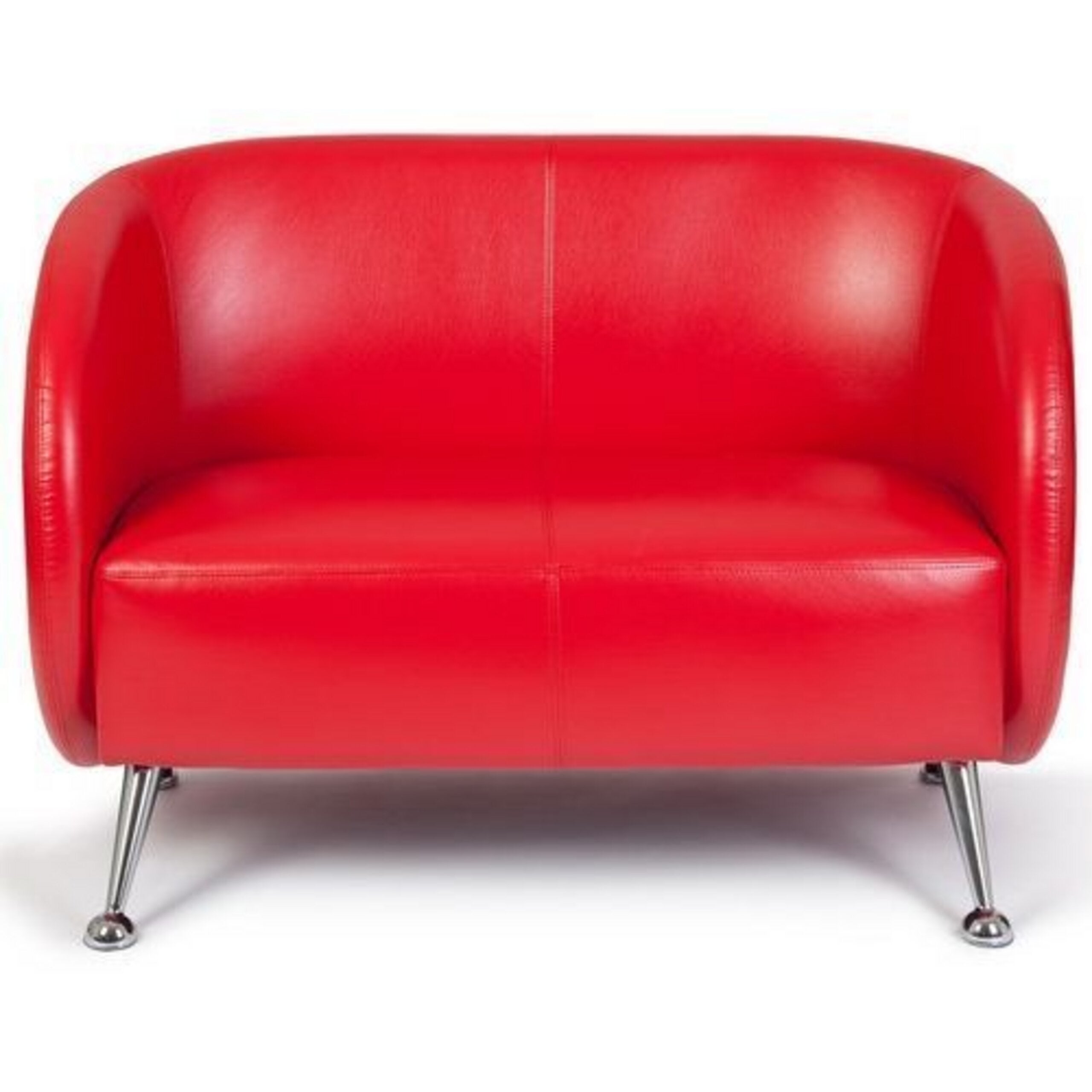 Sofa do salonu ST. LUCIA Czerwony hjh OFFICE