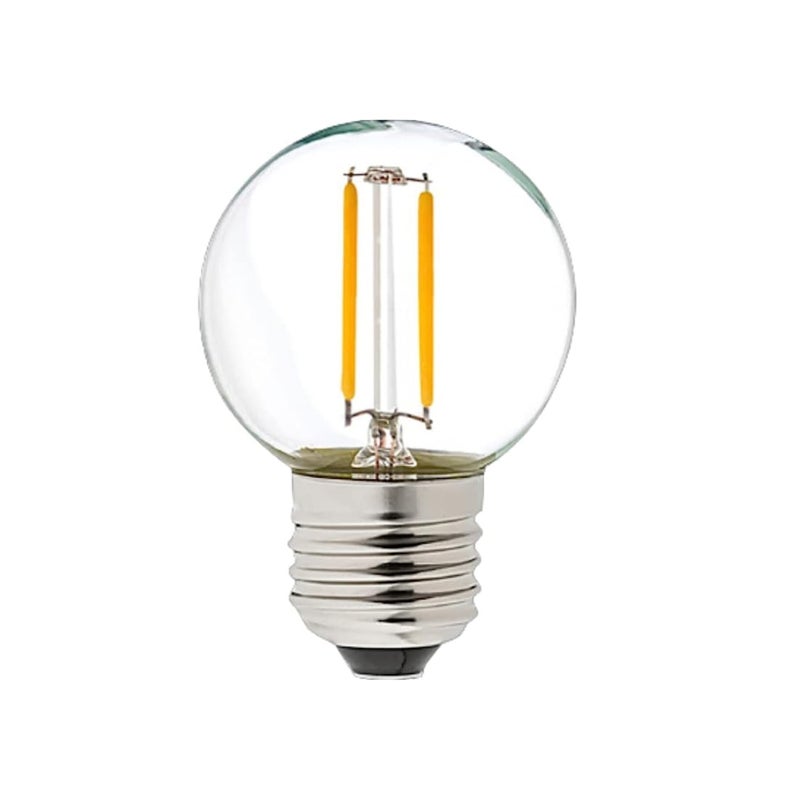 Żarówka Led G45 ciepła biel 2700k 1W E27 odporna na plastik