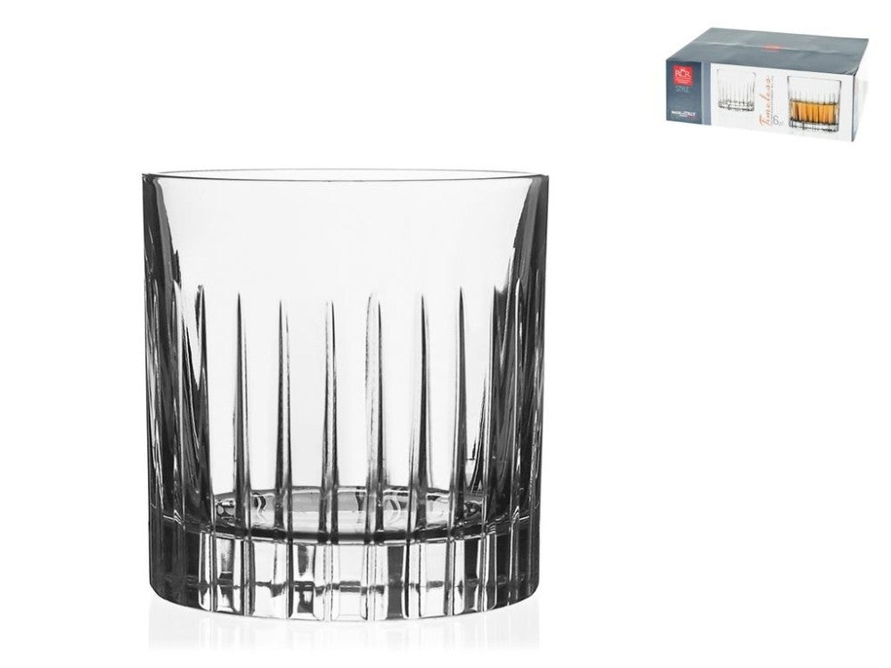 Zestaw 6 ponadczasowych szklanek RCR o pojemności 36 cl