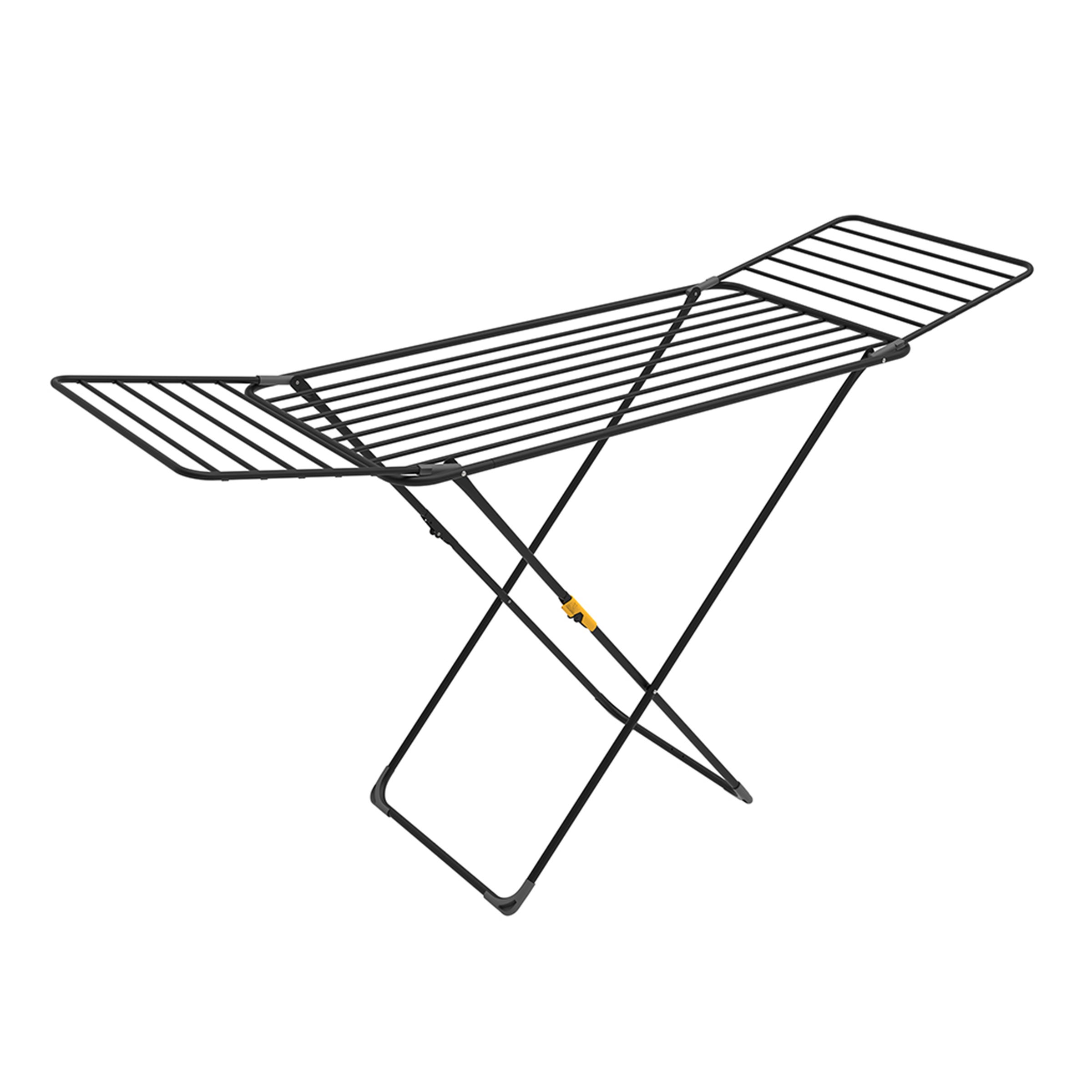 Rörets Shape Black Suszarka na pranie, zamykane skrzydła, mechanizm blokujący, 18 m powierzchni suszącej - 56 x 176 x 88 cm