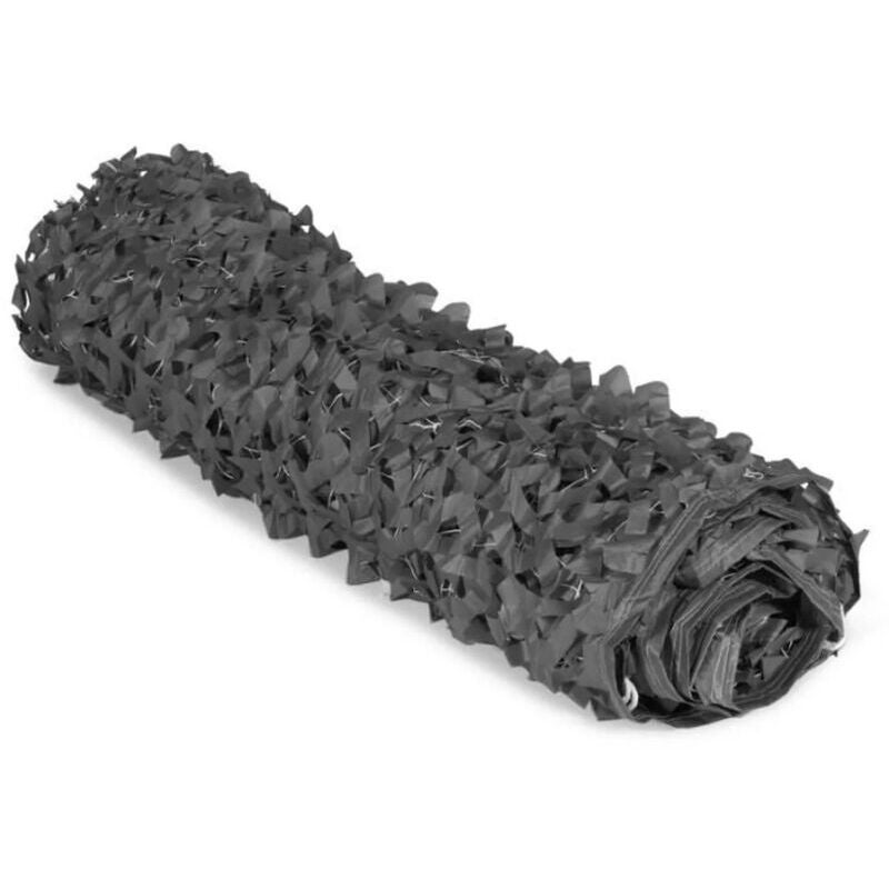 Ażurowa tkanina cieniująca Szara 120 g/m2 4 x 5 m