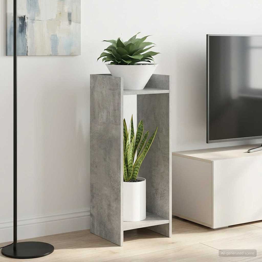 Stojak na rośliny 2 szt. Betonowy Szary 30 x 30 x 80 cm vidaXL