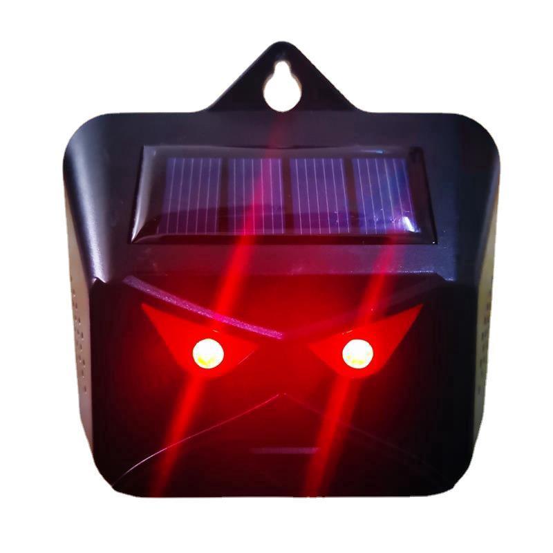 Solarny odstraszacz ptaków (czarny), lampa odstraszająca drapieżniki - Odstraszacz komarów Garden Fox - Odstraszacz komarów dla zwierząt